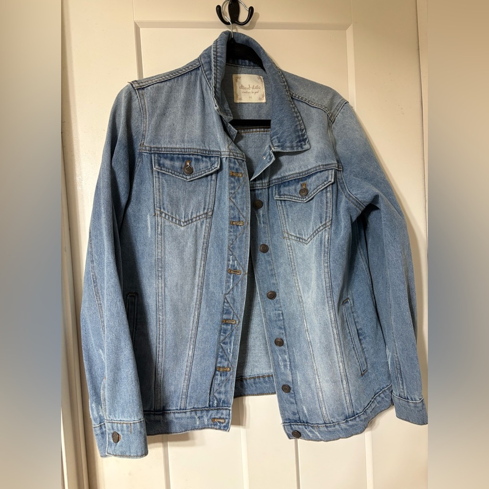 Altar’d State Classic Light Blue Denim Jacket - Women